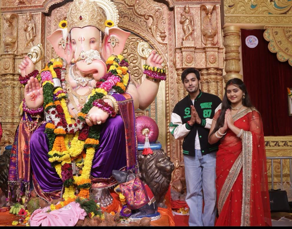 Dangal TV’s Kahani Pehle Pyaar Ki Cast Visits Andhericha Raja to Seek Blessings
