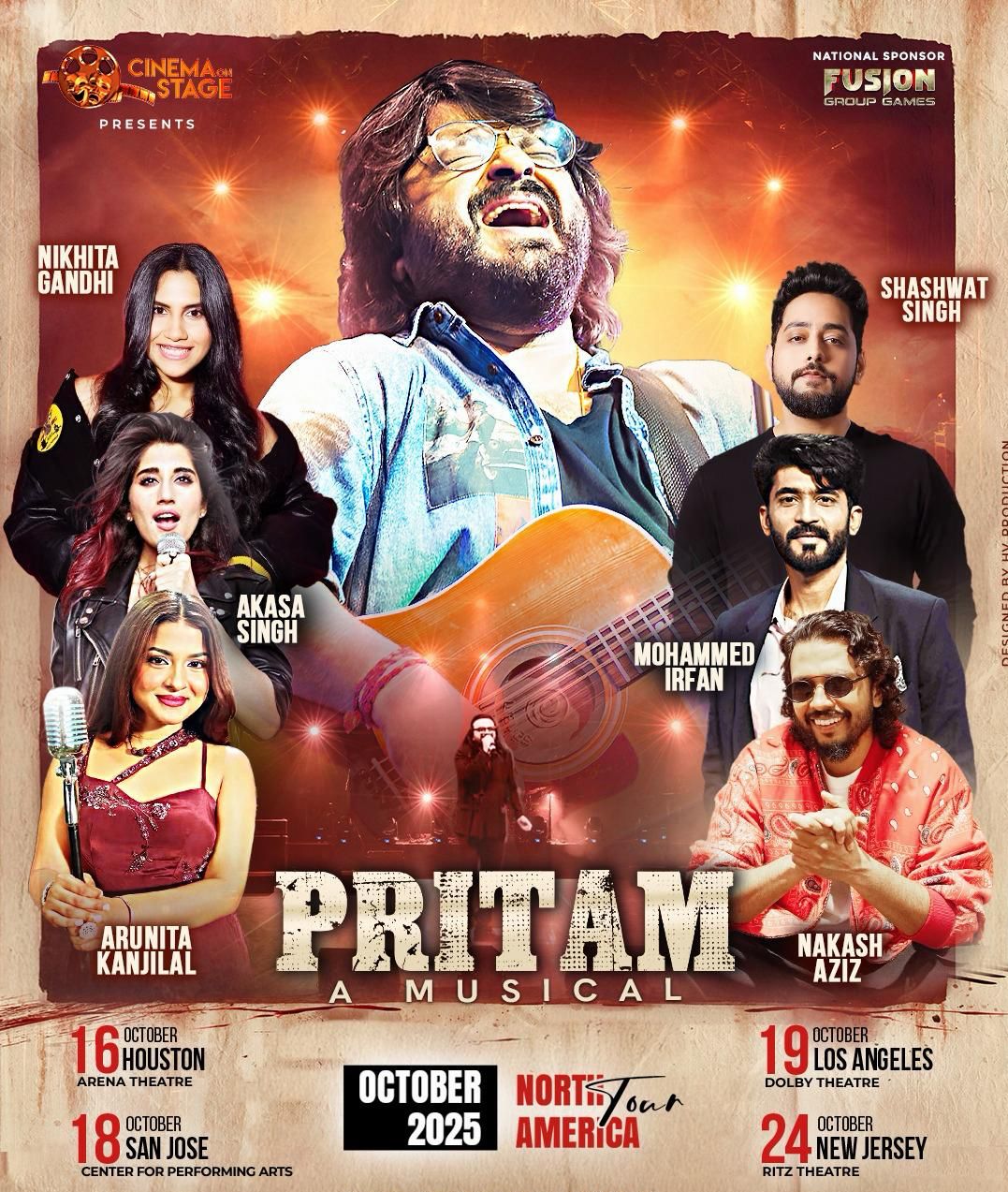 From the Silver Screen to the Golden Stage, Pritam: A Musical arrives in North America this October